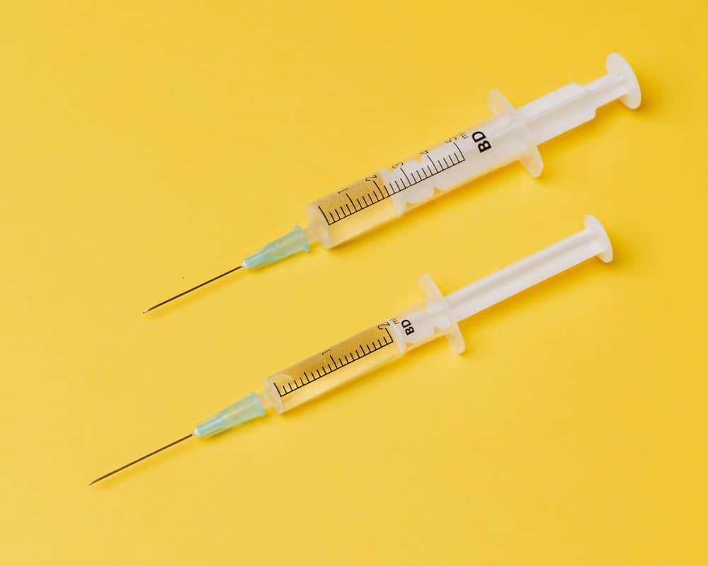 Platelet Rich Plasma (PRP) Injection syringes
