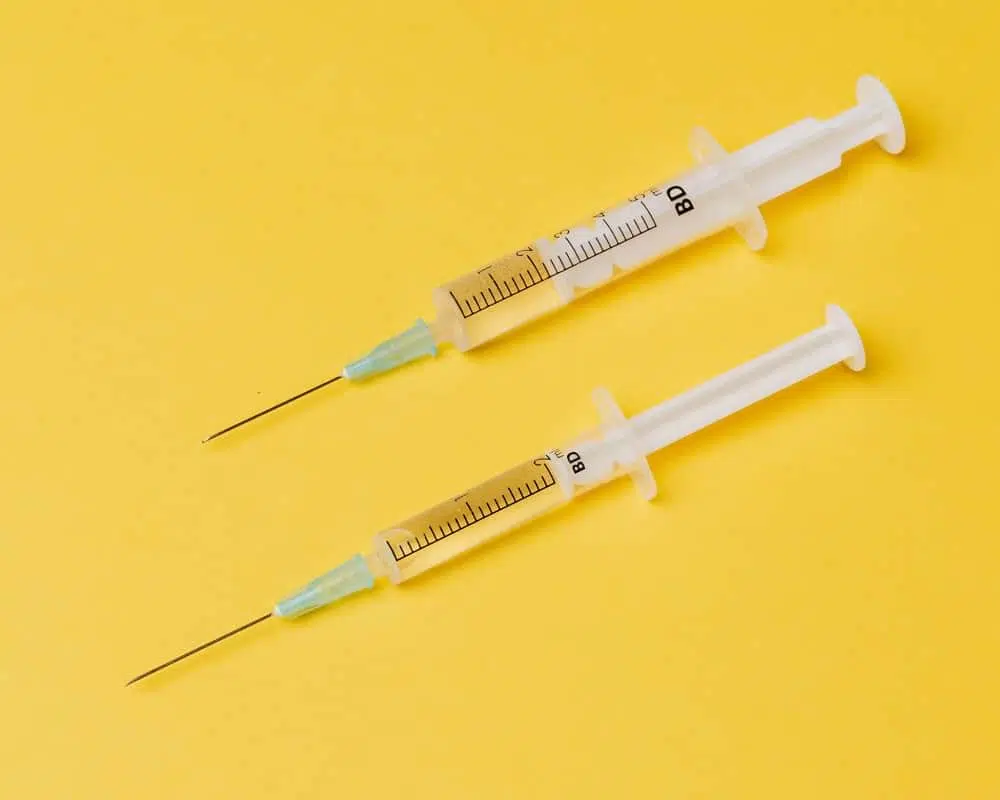 Platelet Rich Plasma (PRP) Injection syringes