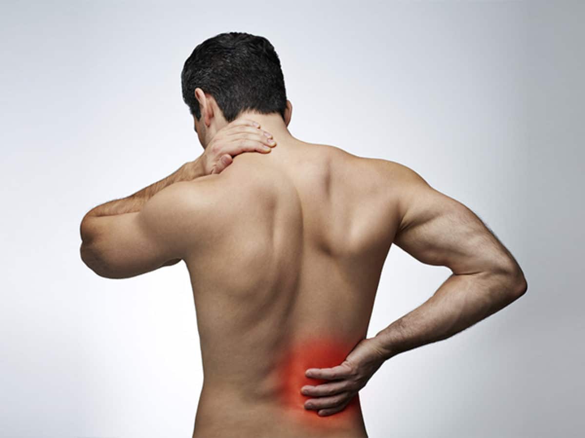 man with lower back pain